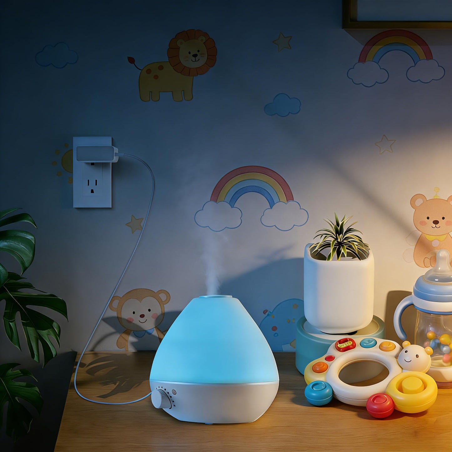 Lnauy Charger for Frida Baby Humidifier Compatible with Frida Baby 3-in-1 Cool Humidifier Power Cord Replacement Charging Cable 24V AC Power Adapter 5.9Ft