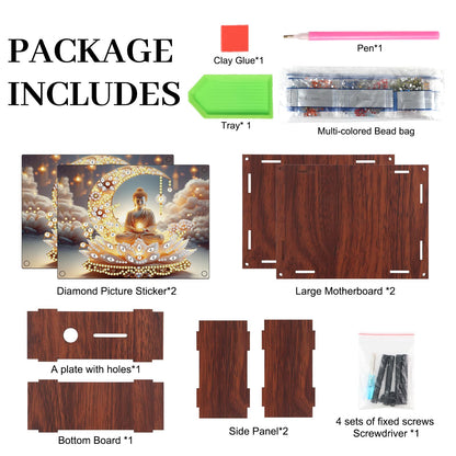 DIY Diamond Painting Money Box Kit, Religious Adult 5D Diamond Art Money Box, Creative Coin Diamond Art Storage Jar, Suitable for Birthdays, Christmas, Home Decor Handicraft Gifts