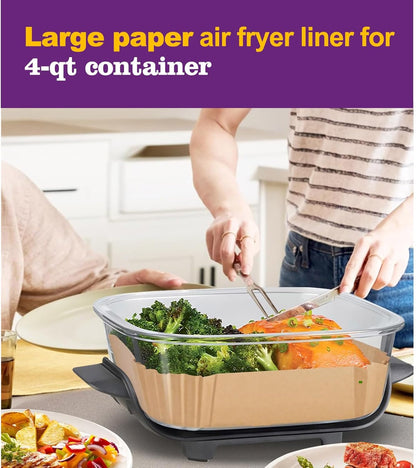Ninja | Air Fryer Liners Disposable - 260 PCS Accessories for 4 QT & 6 Cup Ninja Crispy Air Fryer