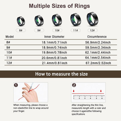 RIFESI Smart Ring for Women Men, Fashio12