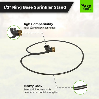 Yard Butler Ring Base Sprinkler Stand, Durable Gardening Supplies