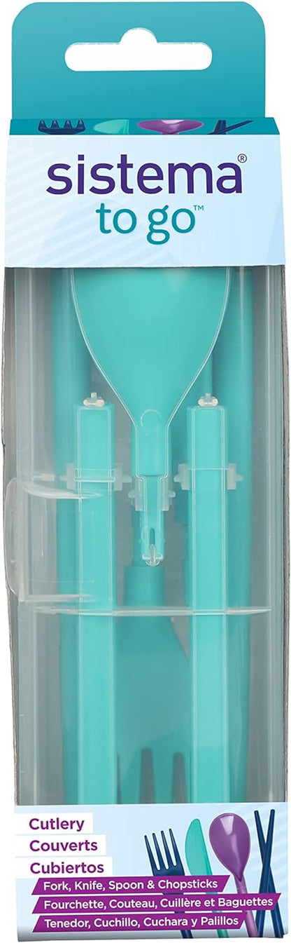 Sistema To Go Collection Cutlery Set, 4 Piece
