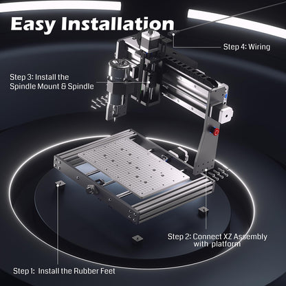 Genmitsu 3020-PRO MAX V2 CNC Router Machine, Upgraded 3 Axis Engraver for Metal, Wood, Acrylic, PCB MDF, New Structure & Offline Controller & 6pcs Limit Switches, Working Area 11.8 x 8.1 x 3.1 inch
