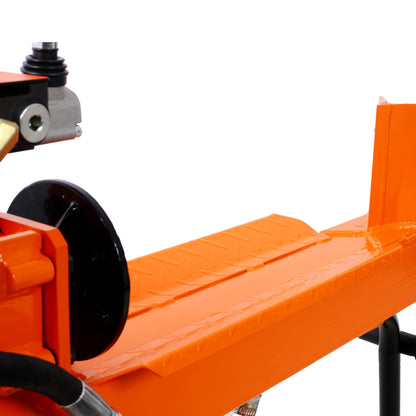 LANTRO JS 7HP Engine Log Splitter, 20 Ton Auto Return Ram System Portable Firewood Splitter, Horizontal Full Beam Steel Wedge Firewood Splitter Tool, Orange