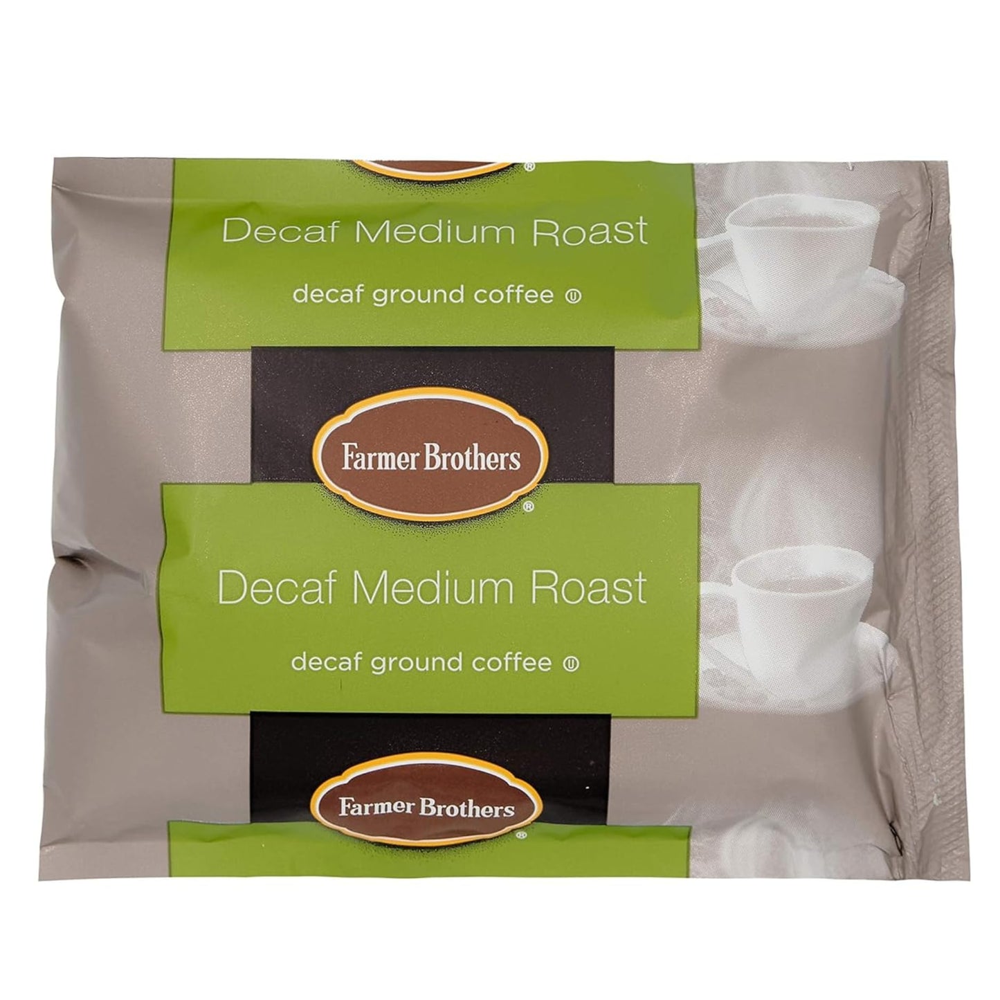 Farmer Brothers Coffee - Ground Medium Roast Decaf 2 Oz Portion Packs (Bulk 40 Pack - $1.38 cost per pack)