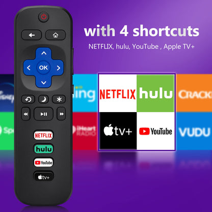 Voice Remote Control Replacement for Hisense Smart Google TV，Compatible with Hisense QLED UHD Mini-LED ULED Google TVs