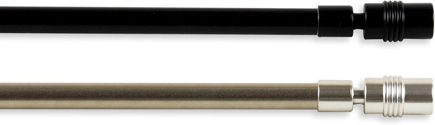 Rod Desyne CF03-28-5 Café Rod 7/16" #03, 28-48 inch, Satin Nickel