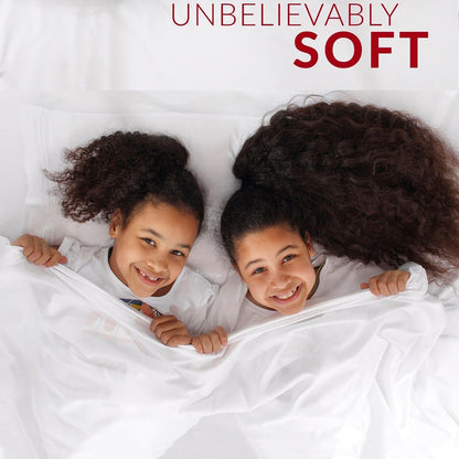 Mellanni Twin XL Sheets Set - 3 PC Hotel Luxury Bedding - Extra Soft, Cooling, Wrinkle Resistant (Twin Extra Long, Purple)