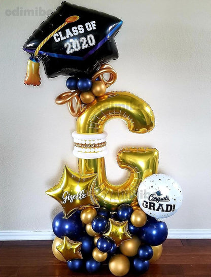 40 Inch Large Gold Letter D Foil Balloons Helium Mylar Balloon for Birthday Party Decoration - Gold-D