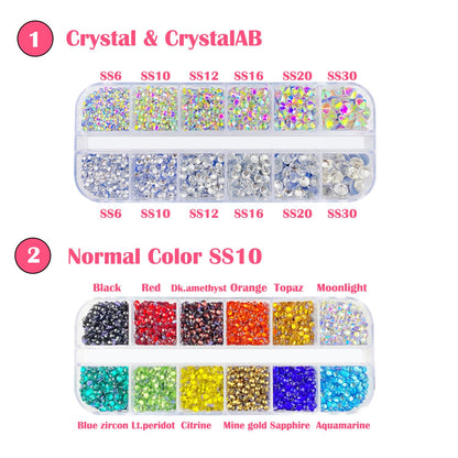 Hotfix Rhinestones Bedazzling Kit,Iron-on Hot Fix Applicator Setter Tool with Rhinestones,Hot Fixed Wand for Clothes Clothing Fabric Crafts,Crystal