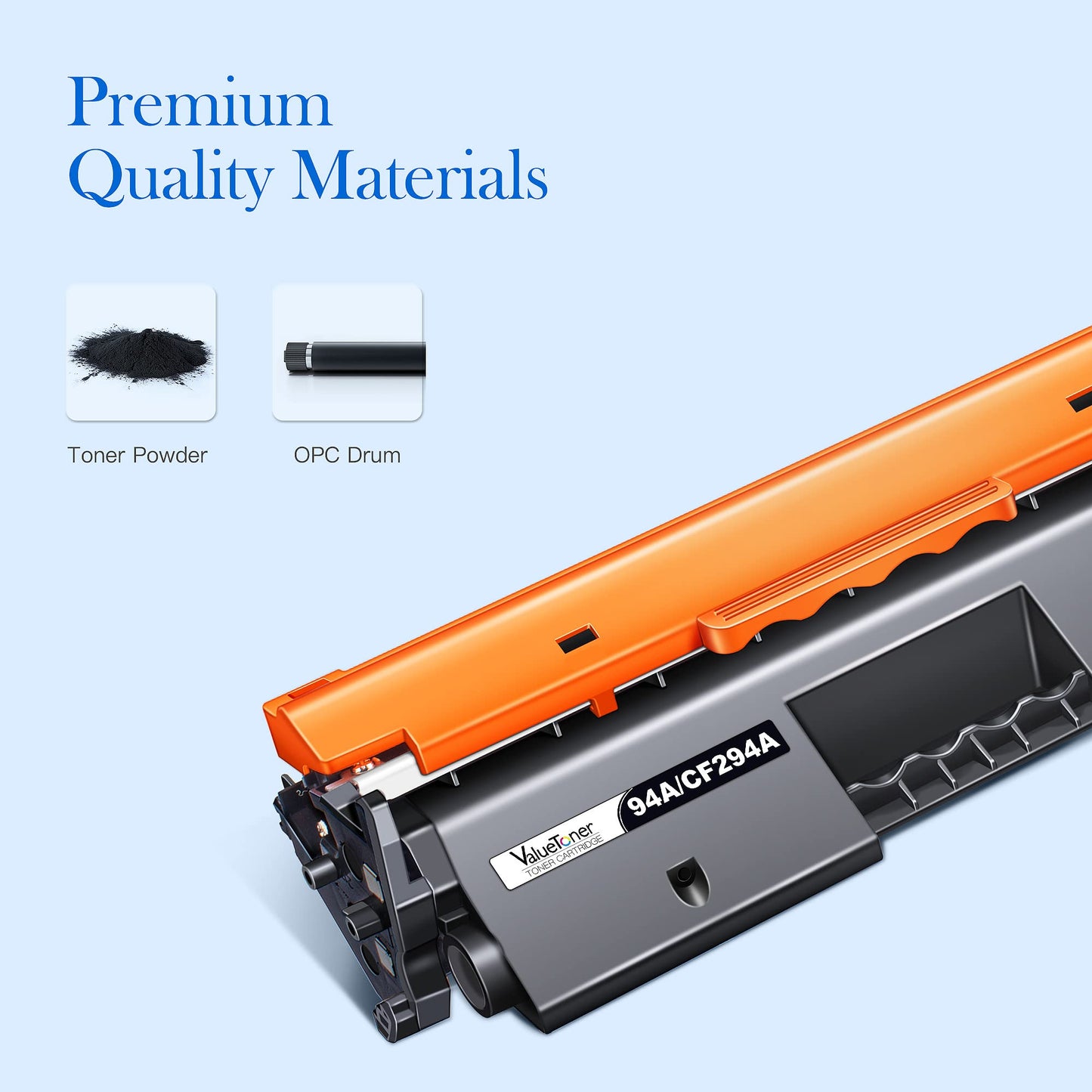 Valuetoner Compatible Toner Cartridge Replacement for HP 94A Toner Cartridge Black CF294A to use with Laserjet Pro MFP M148dw, M148fdw, M118dw, M149fdw, Laserjet M148, M118, M149(Black, 2 Pack)