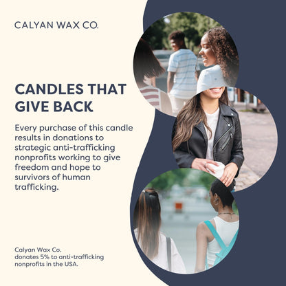 Calyan Wax Co. Home & Holiday 2 Wick Scented Candle - 37 Hour Burn - Luxury Clean Soy Wax Candles - Long Lasting Large Glass Jar Candle for Home - 8.8oz