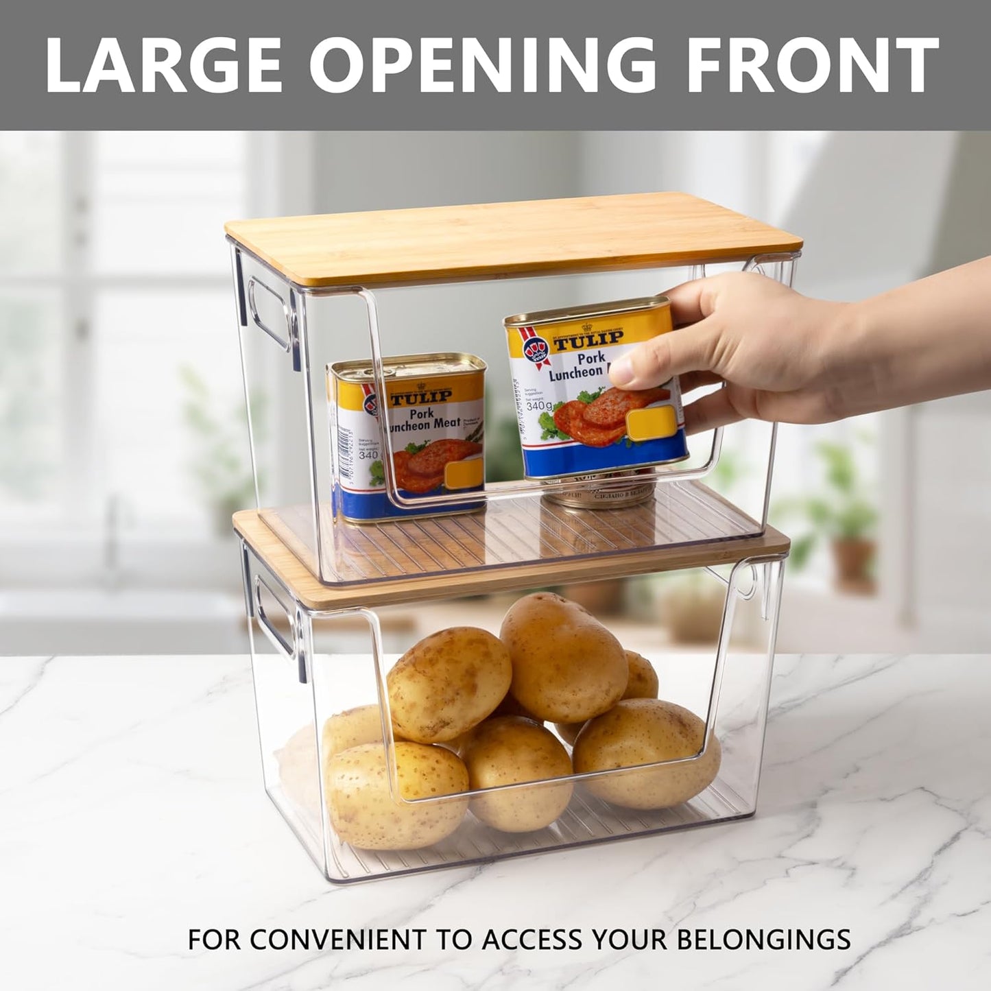Posidrone Trash Bag Dispenser & Trash Bag Holder Under Sink Organizer for Kitchen Storage, Pantry & Laundry Room