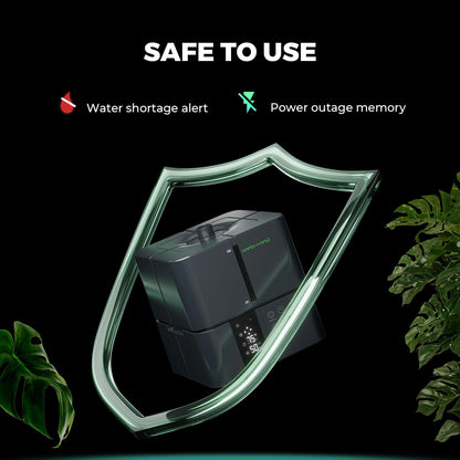 MARS HYDRO Plant Humidifier 5L,with Adjustable Humidity,Timer Function,Ultrasonic Precise and Silent Operation,No-Leak Seal for Grow Tent,Indoor Planting,Greenhouse,Bedroom