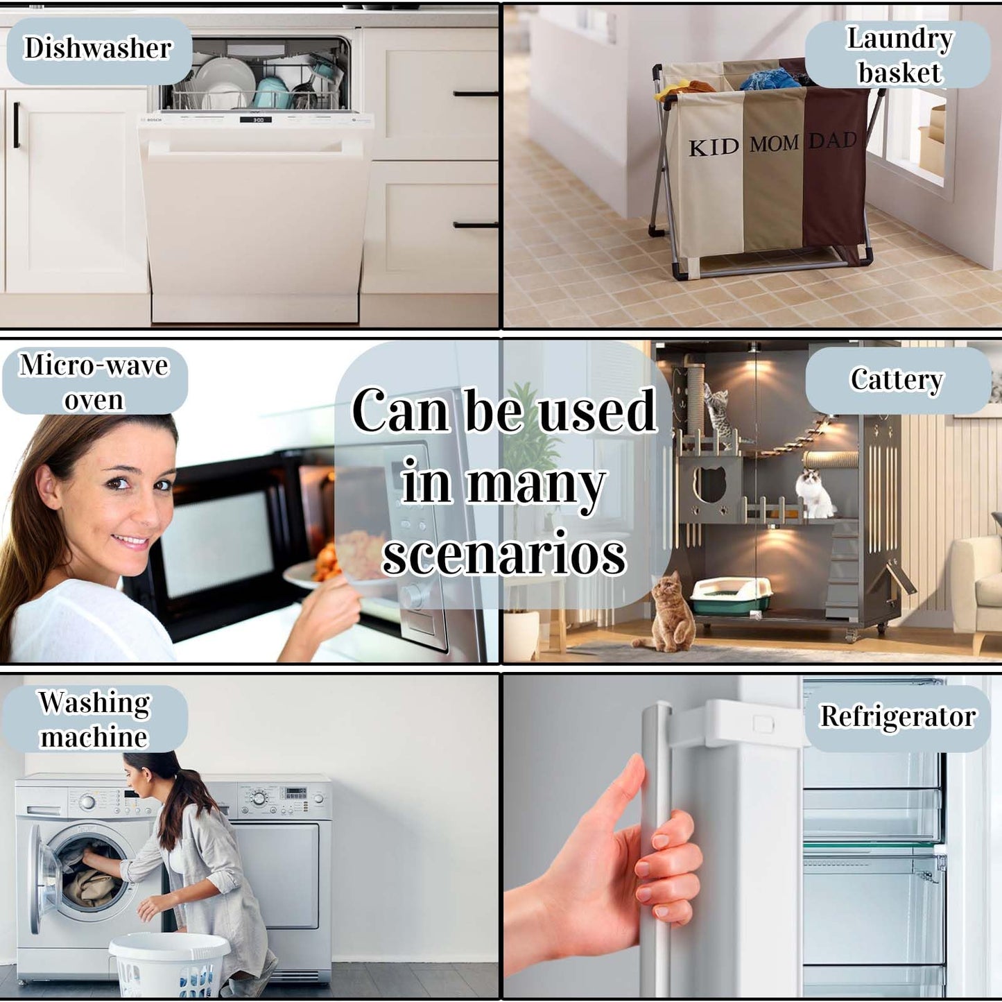 Chendalize Dishwasher Magnet Clean Dirty Sign, Strong Magnet Clean Dirty Magnet for Dishwasher, Double Side Reversible dirty clean dishwasher magnet, Funny Skeleton Dishwasher Magnet, Easy to Read