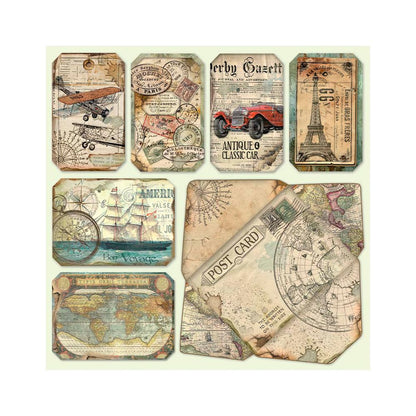 Stamperia Intl Scrapbooking Paper, Multi-Colored 10 Pack
