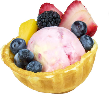 Brentwood Appliances TS-1402BL Double Waffle Bowl Maker, Standard, Blue