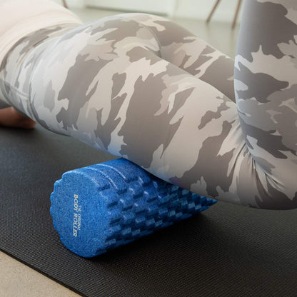 High Density Foam Roller Massager for Deep Tissue Massage of The Back and Leg Muscles - Self Myofascial Release of Painful Trigger Point Muscle Adhesions - 13" Turquoise