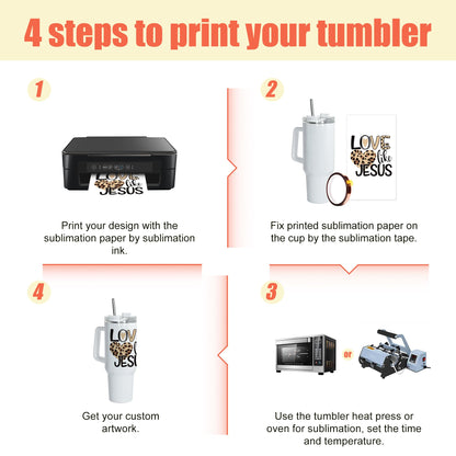 AGH 40 oz Sublimation Tumbler with Handle, 4 Pack Shimmer Glass Cups with Straw and Lid, Sublimation White Tumblers Blanks