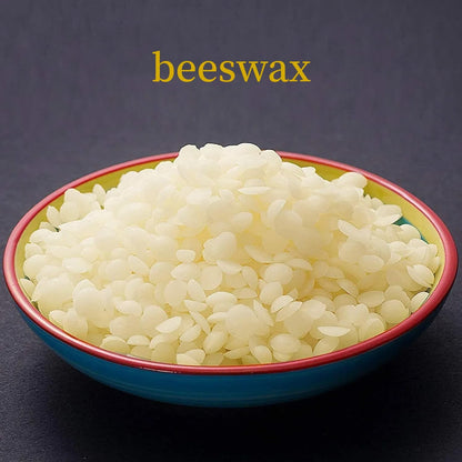 Grcdoyvl Natural White Beeswax Granules (5-Pound) | Unrefined Pure Material for DIY Projects | Candle Making, Skin Care, Lip Balm, Soap Base | Organic Beeswax Pellets