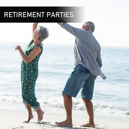 Lankaiva Happy Retirement Guest Book - Retirement Gift for Woman and Men - Congratulations Retirement Party Decorations for Colleague and Friend, Photo Retirement Book for Guest to Sign, Black