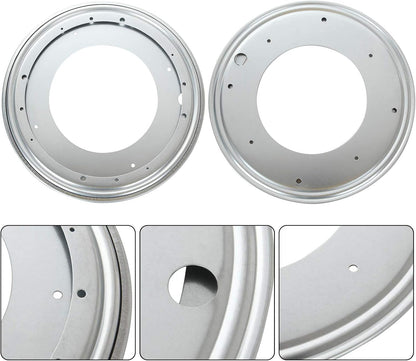 2Pack 12inch 5/16 1000lbs Lazy Susan Hardware, Thick Turntable Bearings, Rotating Bearing Plate Heavy Duty for Rotating