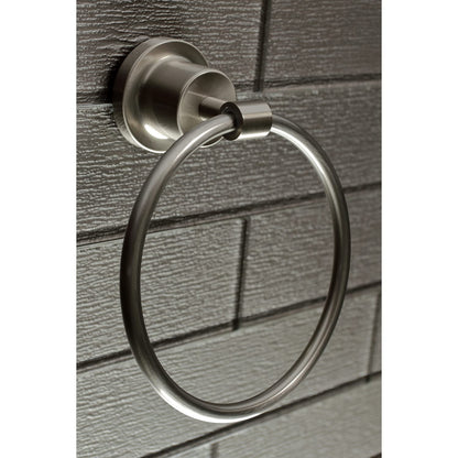 Kingston Brass BAH8213478C Concord 5-Piece 24-Inch Dual Towel Bar Bathroom Accessory Set in Polished Chrome