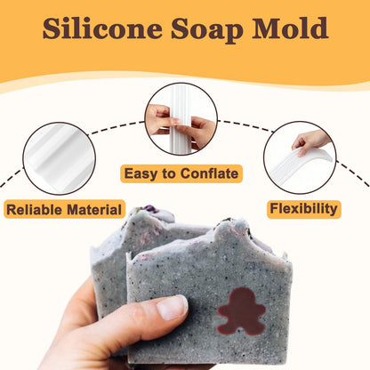 Column Silicone Soap Embed Molds Soap Making Supplies Tool Long Tube Silicone Mold Chocolate Candy Mold Handmade Candle Mold Set