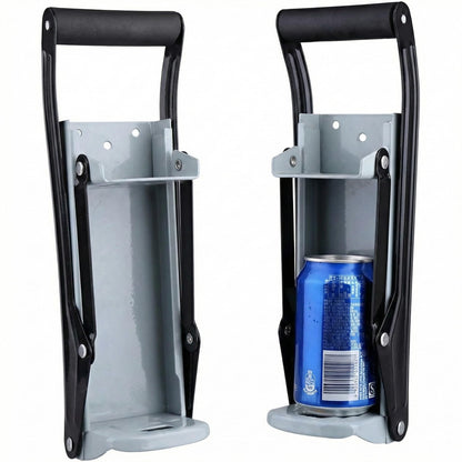 Stanz (TM) 12oz 16oz Wall Mounted Aluminum Can Crusher Beer Soda Cans Smasher Eco-Friendly Recycling Tool with Mounting Screws for Home