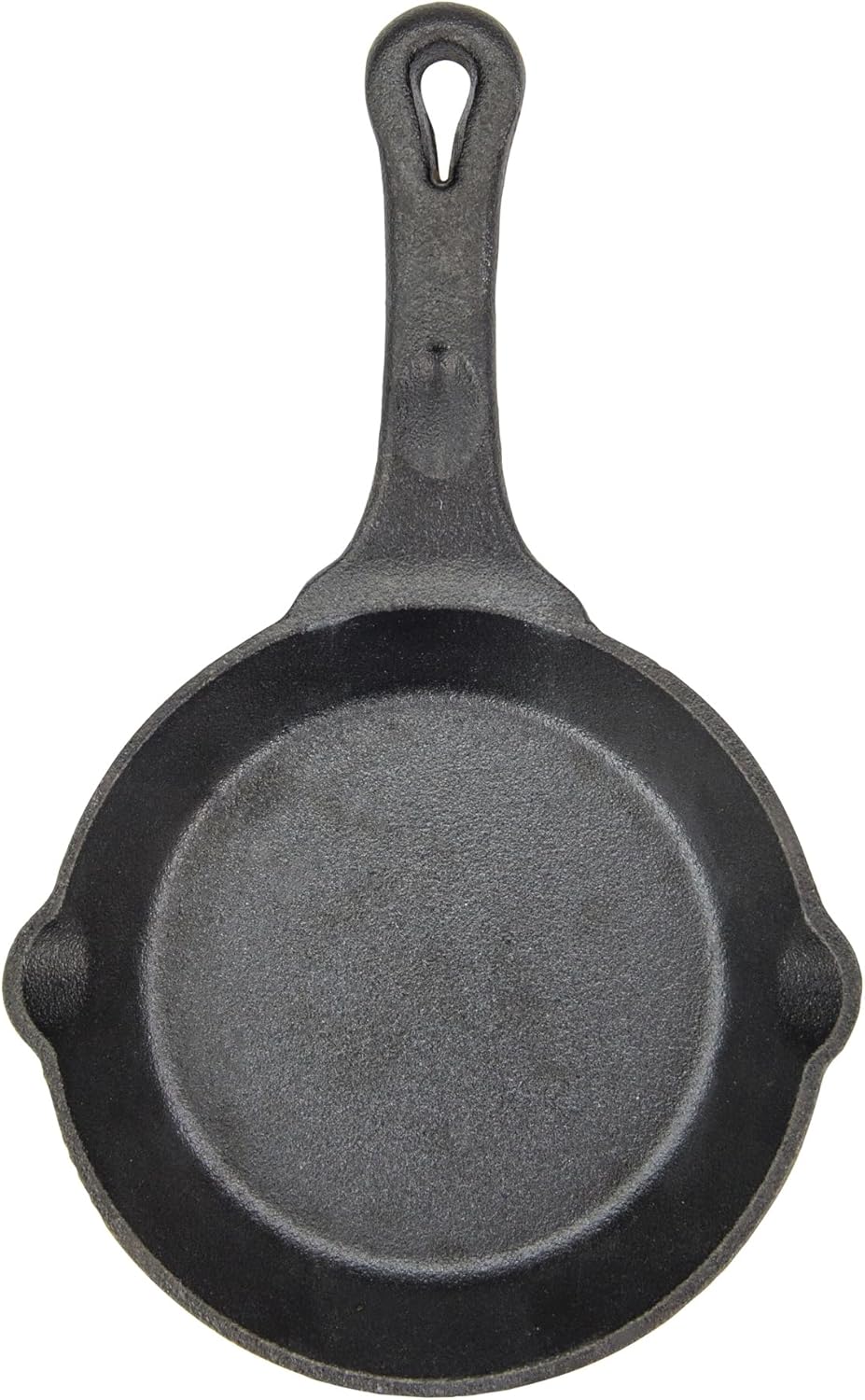 Winco 6" Commercial-Grade Cast Iron Skillet with Handle