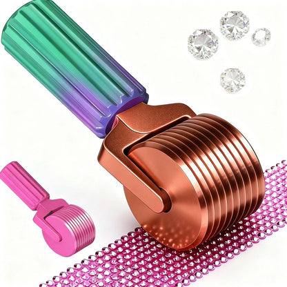 Upgraded Diamond Painting Roller Tool & Straightener, Detachable Diamond Art Roller for Smooth Pressing, 5D Gem Art Accessories and Crafting Supplies for Canvas Flattening, Dazzling