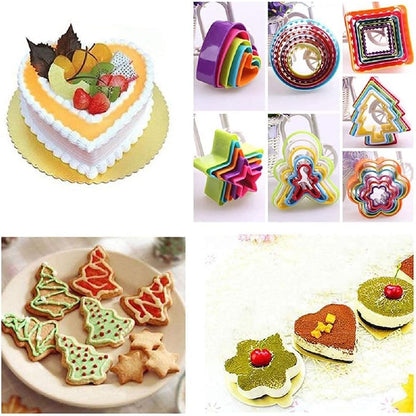 Mayata 5 Set Random Style Cookie Cutter Cake Mold for DIY Biscuit and Cake