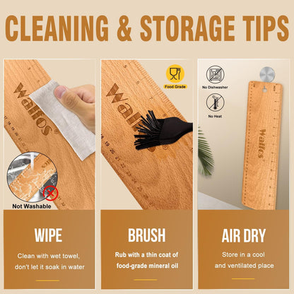 Walfos 15 Inch Baguette Transfer Peel, Flipping Board for French Bread Baking