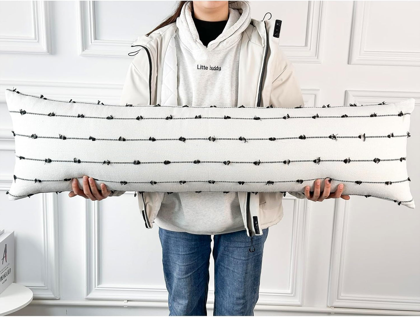 16 48,Striped NUYECY Decorative Extra Long Lumbar Pillow Cover x Pattern Boho Long Lumbar Pillow Cover Pillow Case