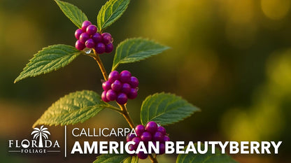 1 4 Inch Beautyberry | Live Plant | Callicarpa Americana, Fast-Growing Shrub, Vibrant Purple Berries, Attracts Birds