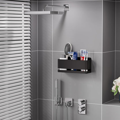 Skiennix Aluminum Electric Toothbrush Holder - Wall Mounted Design | Black, Three Slot Storage