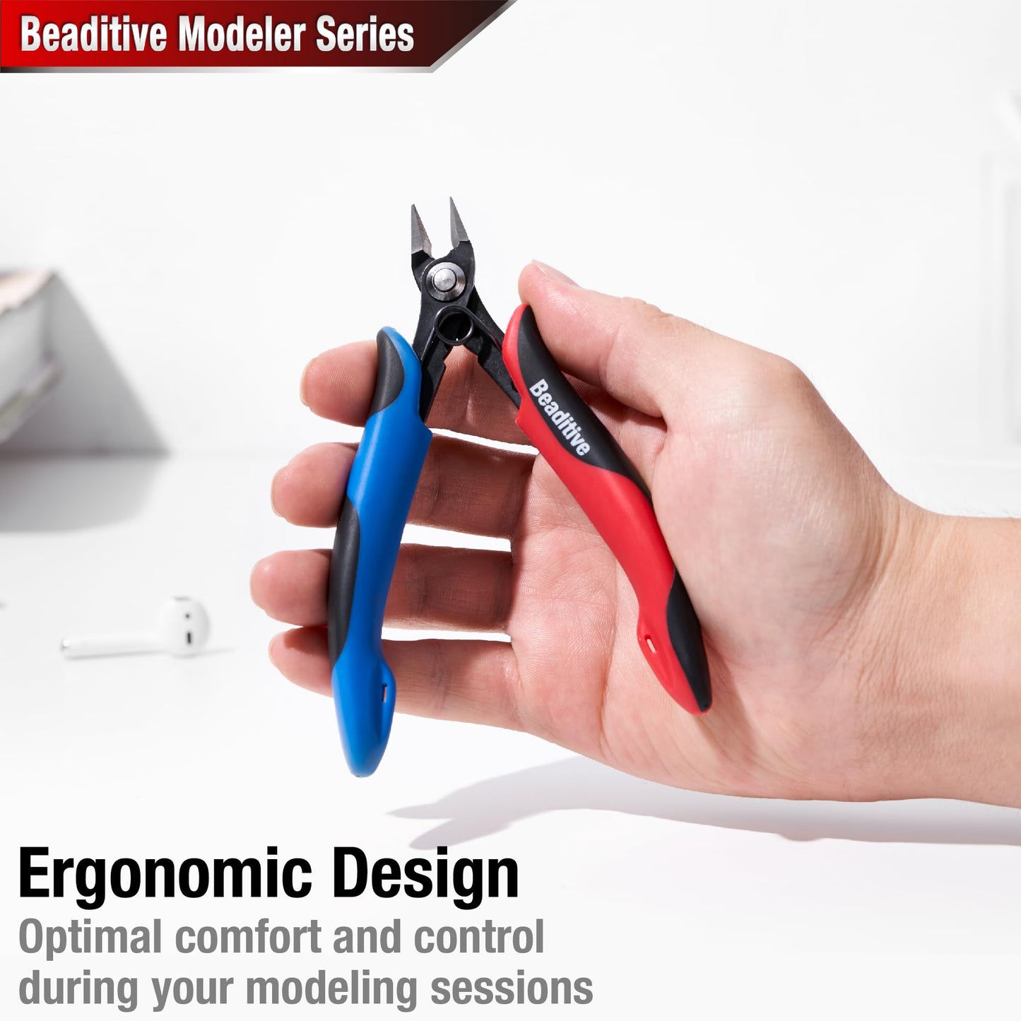 Beaditive Precision Flush Cutter for Plastic Model - Plastic Sprue Cutter - Gunpla, Gundam Model, Scale Model Building