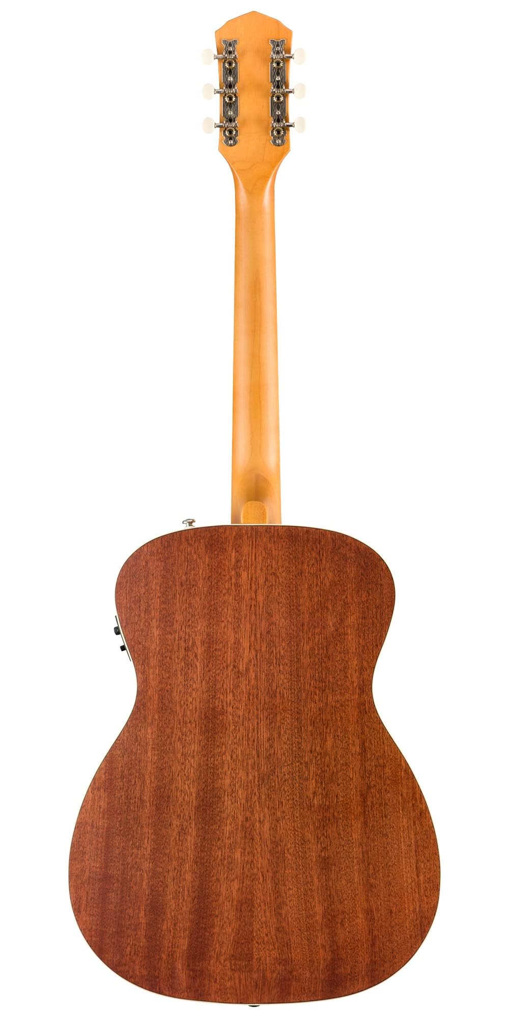 Fender Tim Armstrong Hellcat Concert Acoustic-Electric Guitar - Left-Handed Natural Bundle with Strings, Strap, Picks, and Austin Bazaar Instructional DVD