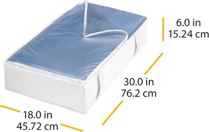Whitmor Zippered Underbed Bag, One Size, One Color