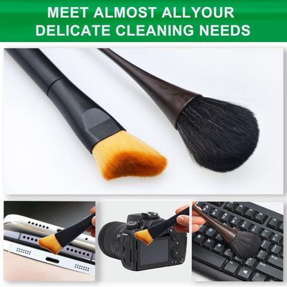 2 Pack Exquisite Dusting Brush Kit, Dust Brushes, Car Detailing Brush, Feather Duster Brush for Models, Craf, Collectibles,Computers, Digital Devices, Car Interior, Musical Instruments