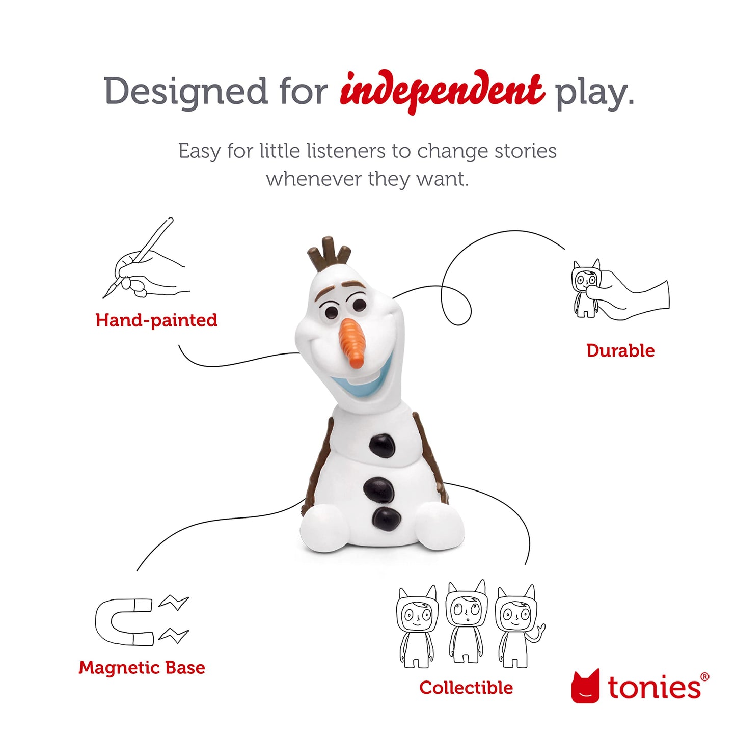 Tonies Olaf Audio Toy Figurine from Disney's Frozen