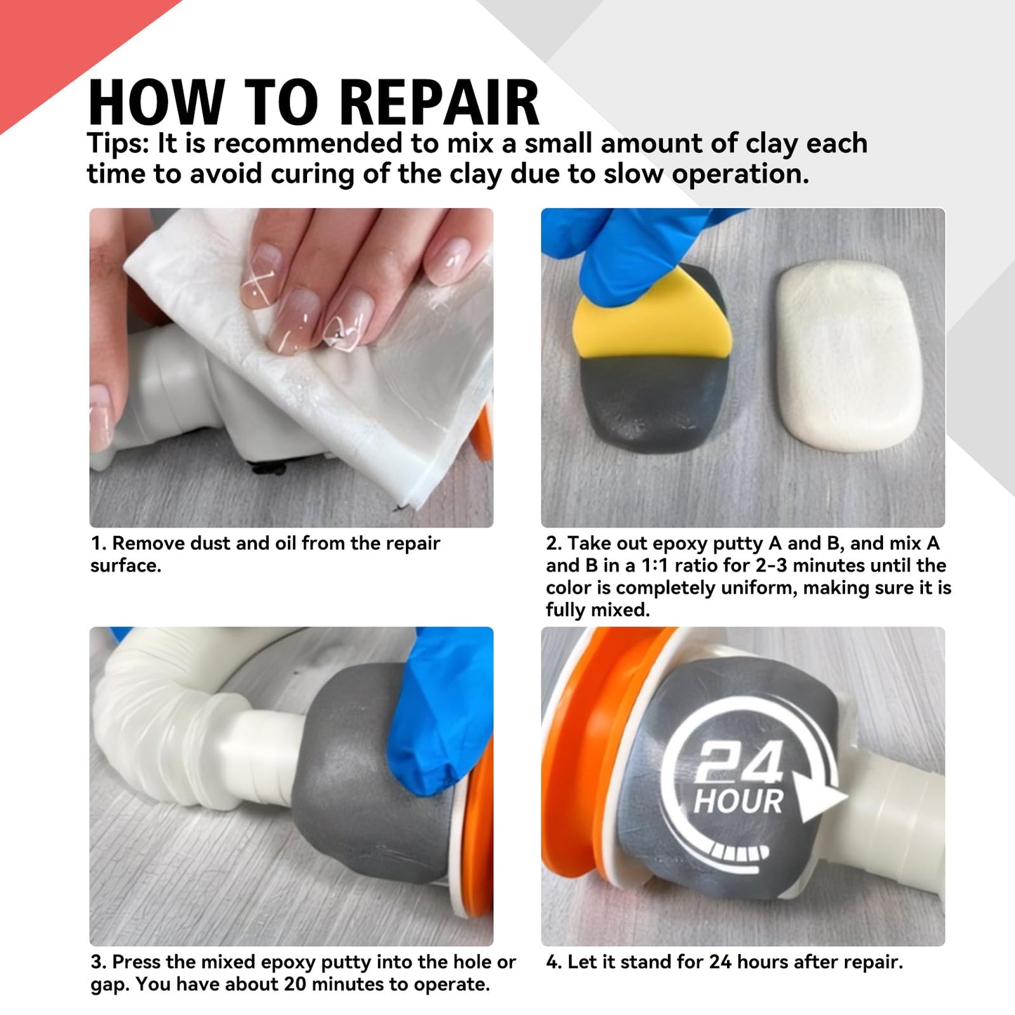Epoxy Sculpt Clay, Self-Hardening Model Magic Sculpt Epoxy Clay, A&B 2 Part Epoxy Putty, Modeling Compound Sculpting Clays for Sculpting, Modeling, Repairing, Filling, Building, 1 Pound, Natural