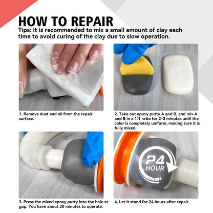 Epoxy Sculpt Clay, Self-Hardening Model Magic Sculpt Epoxy Clay, A&B 2 Part Epoxy Putty, Modeling Compound Sculpting Clays for Sculpting, Modeling, Repairing, Filling, Building, 1 Pound, Natural