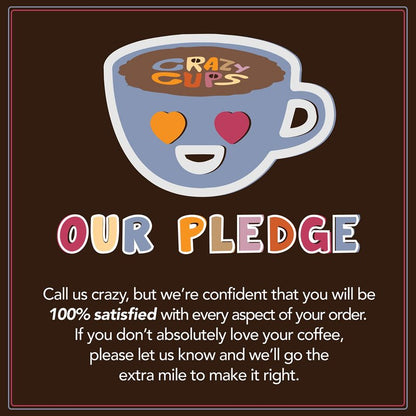 Crazy Cups Decaf Blueberry Coffee Pods Variety Pack, Decaf Magic Berries Hot or Iced Flavored Hot or Iced Coffee Pods, Single Serve Recyclable Pods Compatible With Keurig K Cup Brewers, 24 Count