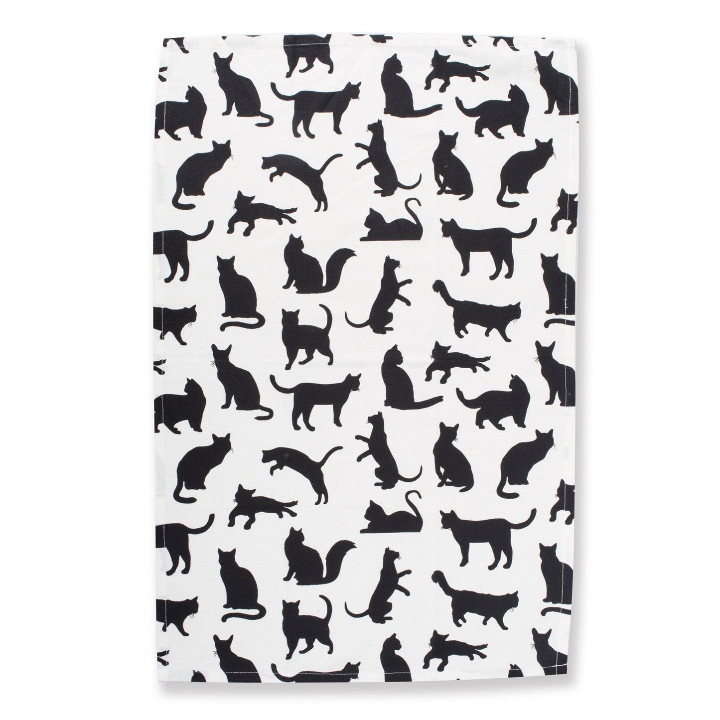 DII Everyday Pets Kitchen Collection Absorbent Dishtowel Set, 18x28, Cat Print, 3 Count