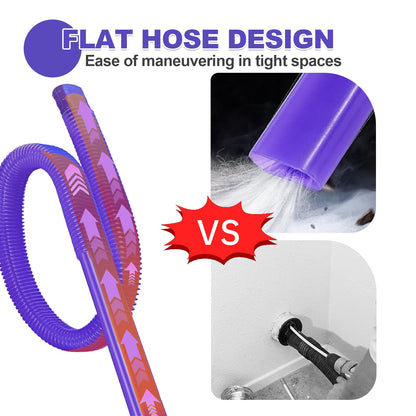Dryer Vent Cleaner Kit Compatible with Shark Vacuum Hose Attachment, Cleaning Tools for Dryer Vents, Dryer Lint Cleaner for Series NV350, NV351, NV352, NV353,NV360,NV500, NV501 NV752 NV751