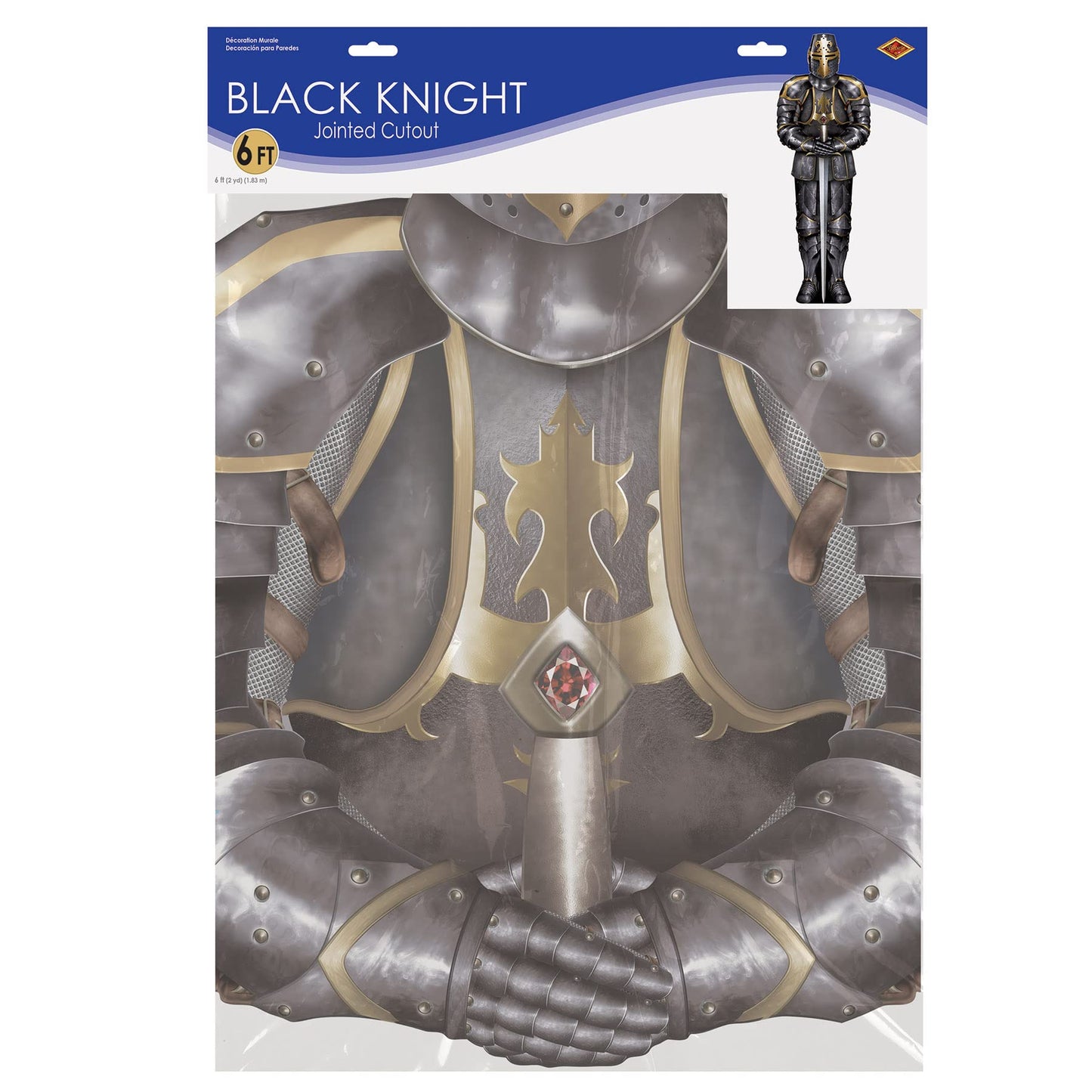 Beistle 6' Jointed Black Knight (54527)