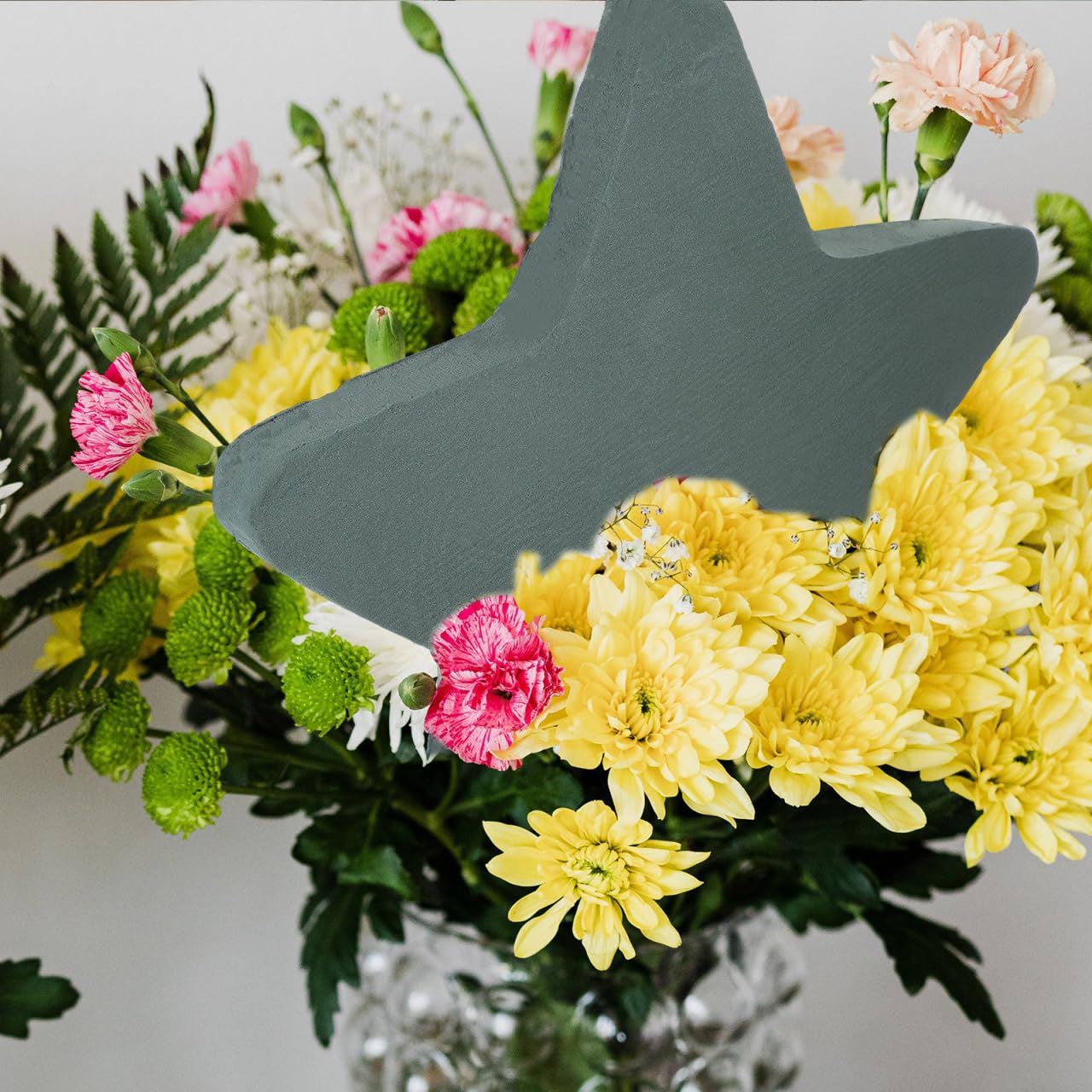 ARTIBETTER Star Flower Mud, Large Size; Flower Arrangement Block; Wet/Dry Floral Foam for DIY Bouquet, Centerpiece or Craft