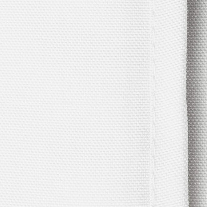 Lann's Linens 10 pcs White Polyester Folding Chair Covers for Wedding, Party, Banquet