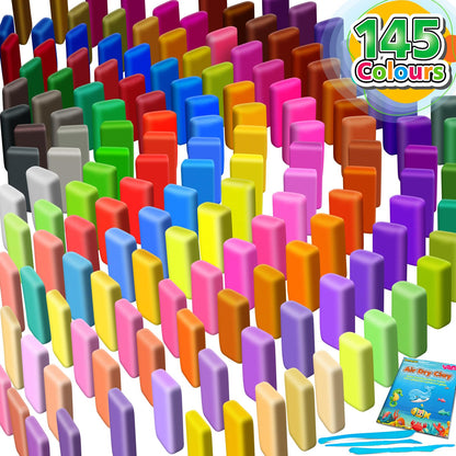 YOPINSAND Air Dry Clay 145 Colors, Modeling Clay for Kids, DIY Molding Magic Toy with Tools, Gift for Kids Boys Girls